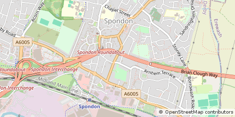 Map of Derby