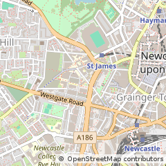 Map of Newcastle Upon Tyne