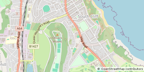 Map of Scarborough, North Yorkshire