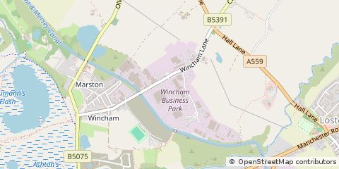 Map of Northwich, Cheshire