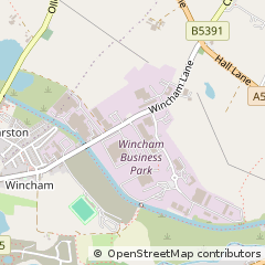 Map of Northwich, Cheshire