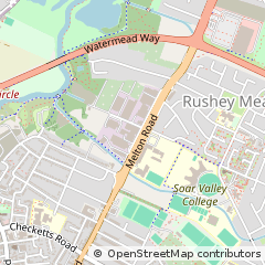 Map of Leicester