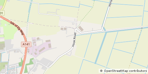 Map of March, Cambridgeshire