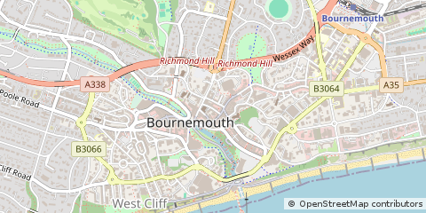 Map of Bournemouth