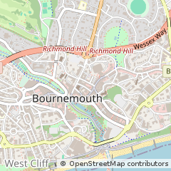 Map of Bournemouth