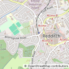 Map of Redditch