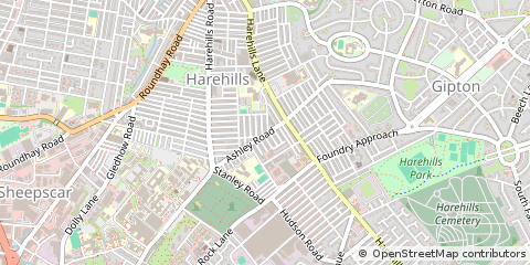Map of Leeds