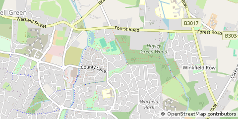 Map of Bracknell