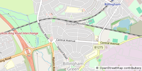 Map of Billingham