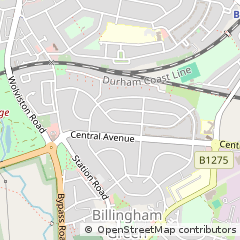 Map of Billingham