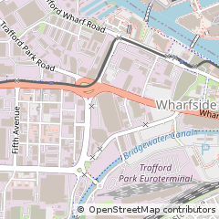 Map of Trafford Park, Manchester