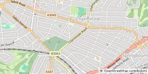 Map of Bournemouth