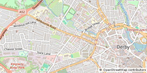 Map of Derby
