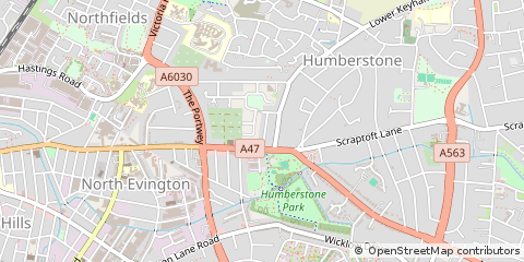 Map of Leicester