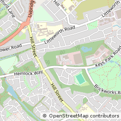 Map of Cannock, Staffordshire