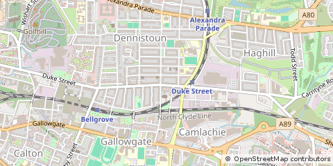 Map of Glasgow