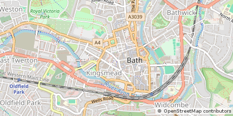 Map of Bath