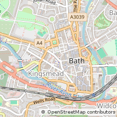 Map of Bath
