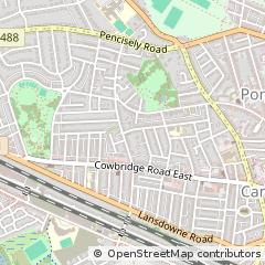 Map of Cardiff