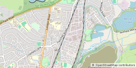 Map of Surrey
