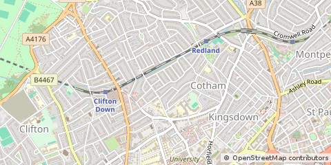 Map of Bristol