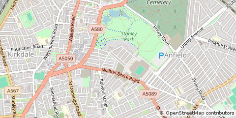 Map of Liverpool