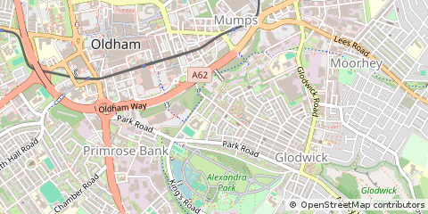 Map of Oldham
