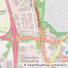 Map of Leicester, Leicestershire