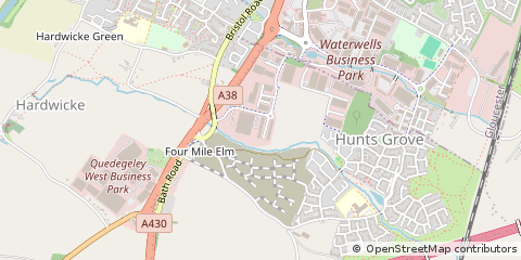 Map of Gloucester, Gloucestershire