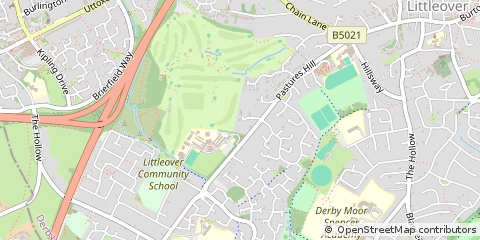 Map of Derby