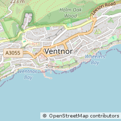 Map of Ventnor, Isle of Wight