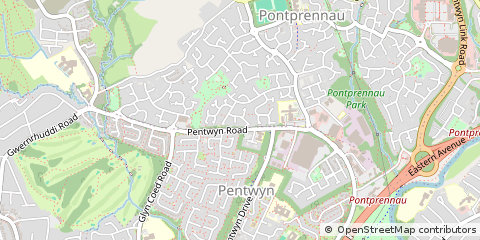 Map of Cardiff