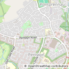 Map of Cardiff
