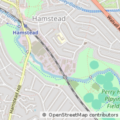 Map of Birmingham, West Midlands