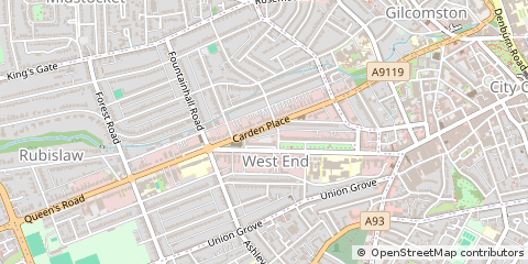 Map of Aberdeen