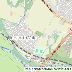 Map of Leeds,west Yorkshire