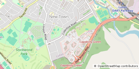 Map of Luton