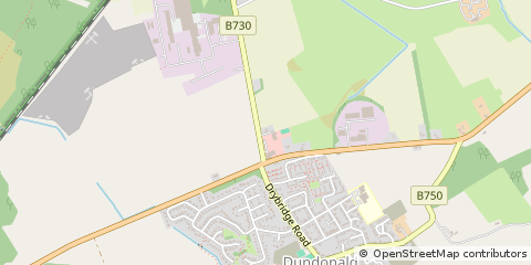 Map of Dundonald, Ayrshire