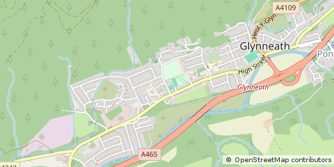 Map of Neath