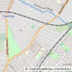 Map of Mitcham, London