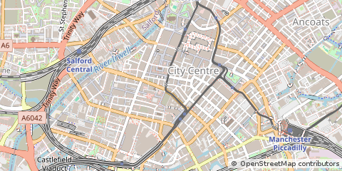 Map of Manchester