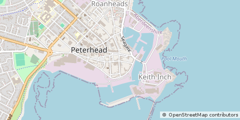 Map of Peterhead