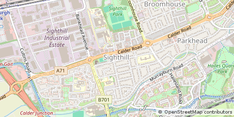 Map of Edinburgh, Midlothian