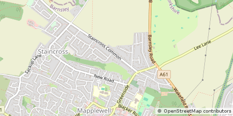 Map of Barnsley