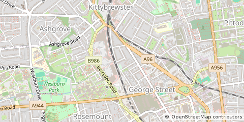 Map of Aberdeen