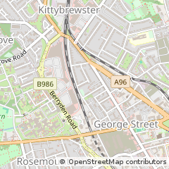Map of Aberdeen