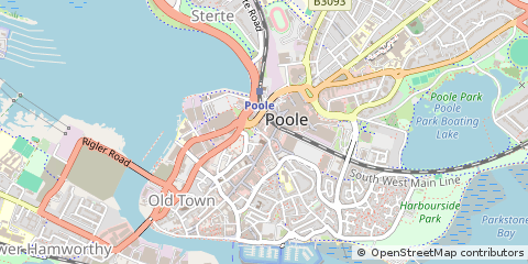 Map of Poole