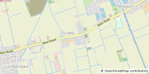 Map of Brough, East Yorkshire
