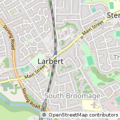 Map of Larbert, Falkirk