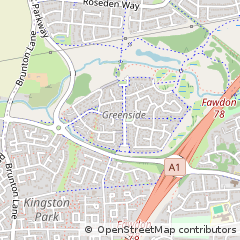 Map of Newcastle Upon Tyne